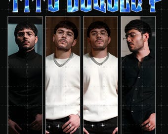 Tito Double P PNG File, Peso Pluma Dinastia Tour (Digital Download)