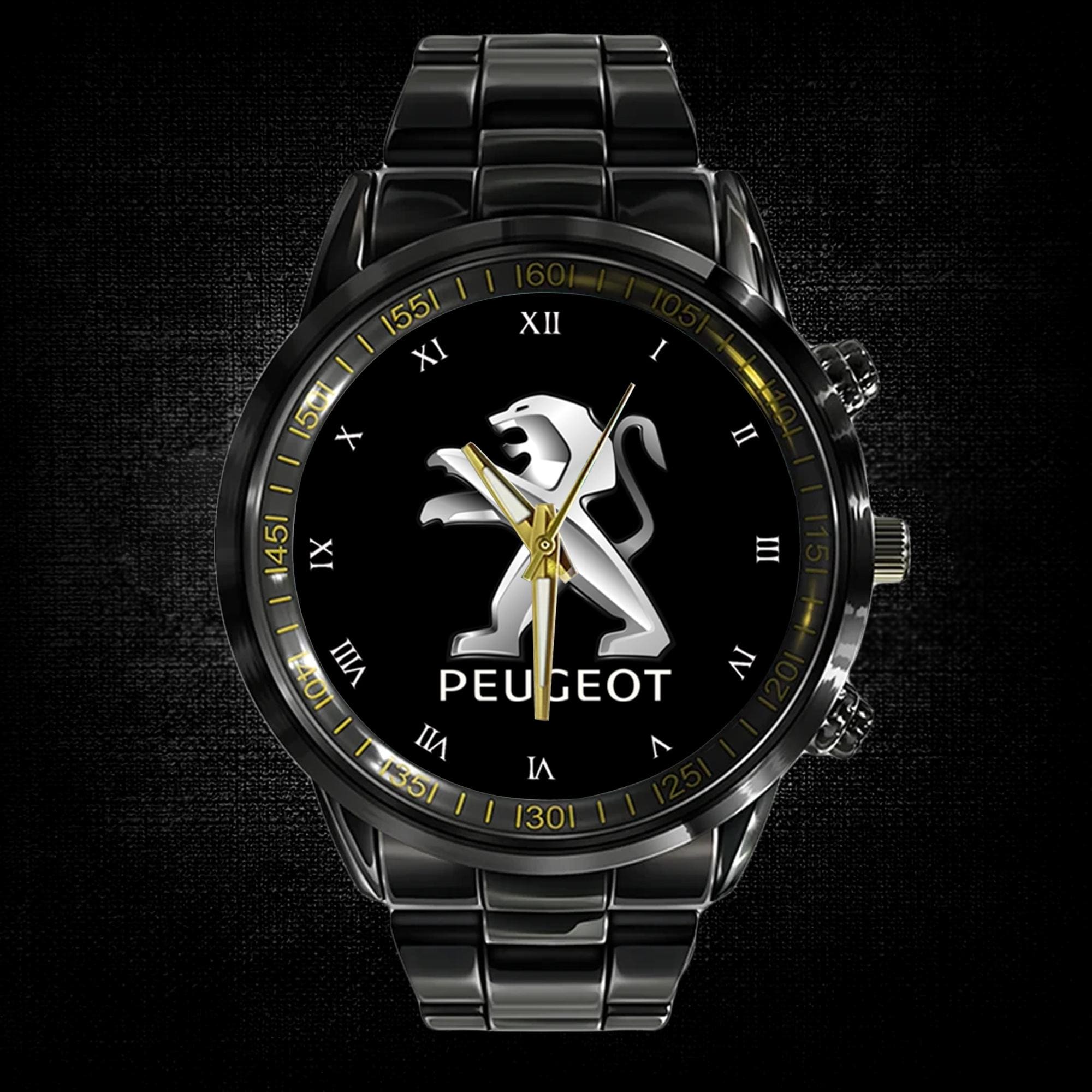 Peugeot Gold and Black Watch with Beaded Bracelets Peugeot Women main image 4