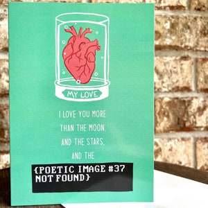 Poetic Image no37 Space Deliveries Greeting Card