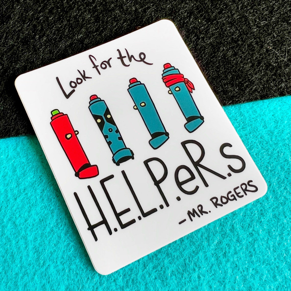 Helpful Vinyl Sticker - Etsy