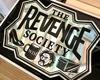 Revenge Society Vinyl Stickers