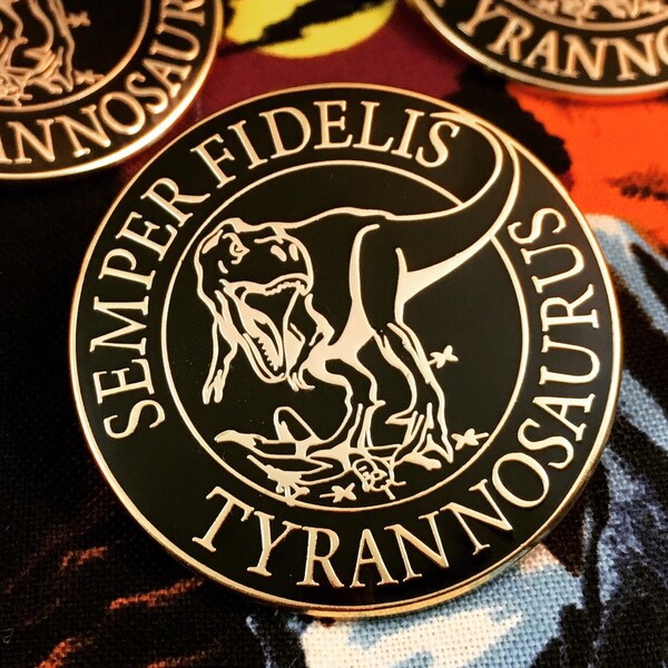 Adventure Siblings Semper Fidelis Tyrannosaurus Henchman Enamel Pin