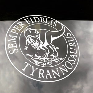 Semper Fidelis Tyrannosaurus T-Rex Vinyl Decal