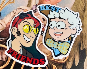 Ineffable Omens BFF Vinyl Stickers