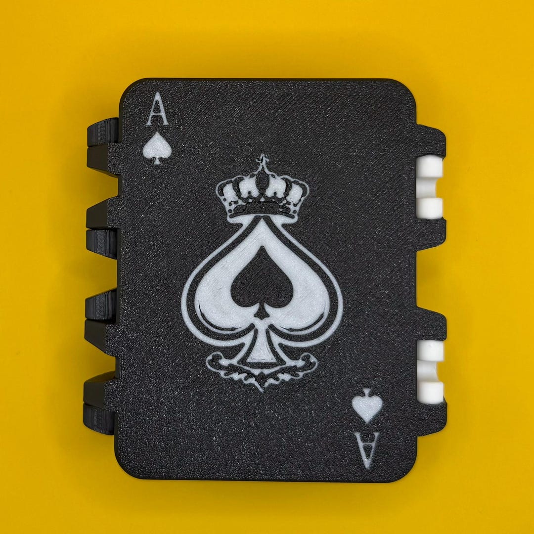 Ace of Spades Playing Card Case - Snaplock Edition | Fits 1 Bicycle ...
