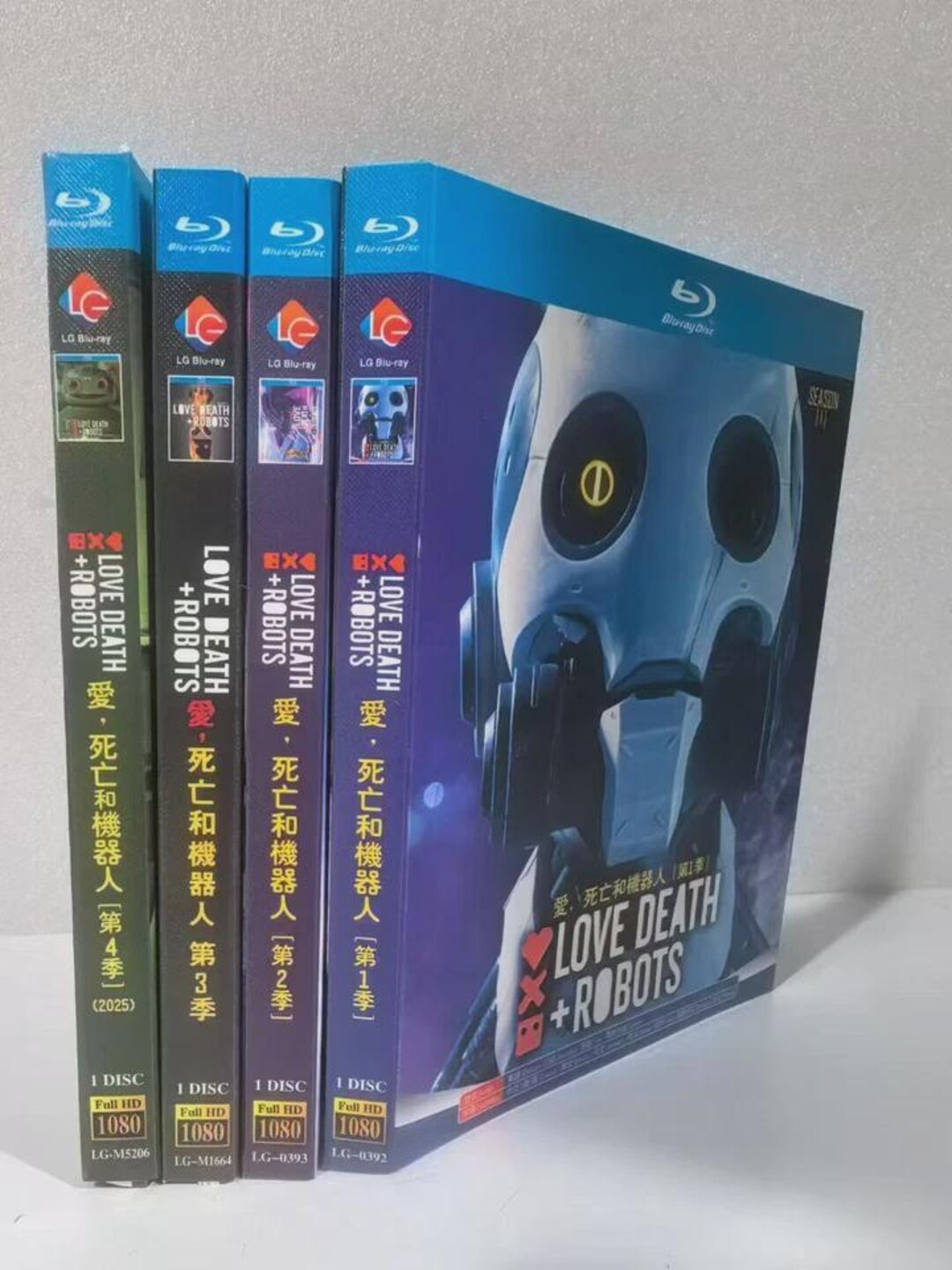 Robots Disc Love, Death & Robots Season 1-4 (2025) :4-disc New Box Set Sealed - Etsy