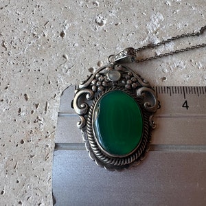 Collier En Argent Massif Style Art Déco - Vintage Des Années 1920/1930 - Poinçonné - Occasion