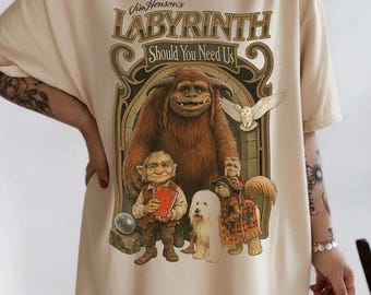 Labyrinth Should You Need Us Vintage t shirt, Movie 90's Unisex shirt