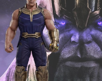 Movies inspired Men's purple Leather costume, Fantasy Supervillan cosplay, movie villan armour outfit, custom size comic Halloween costume