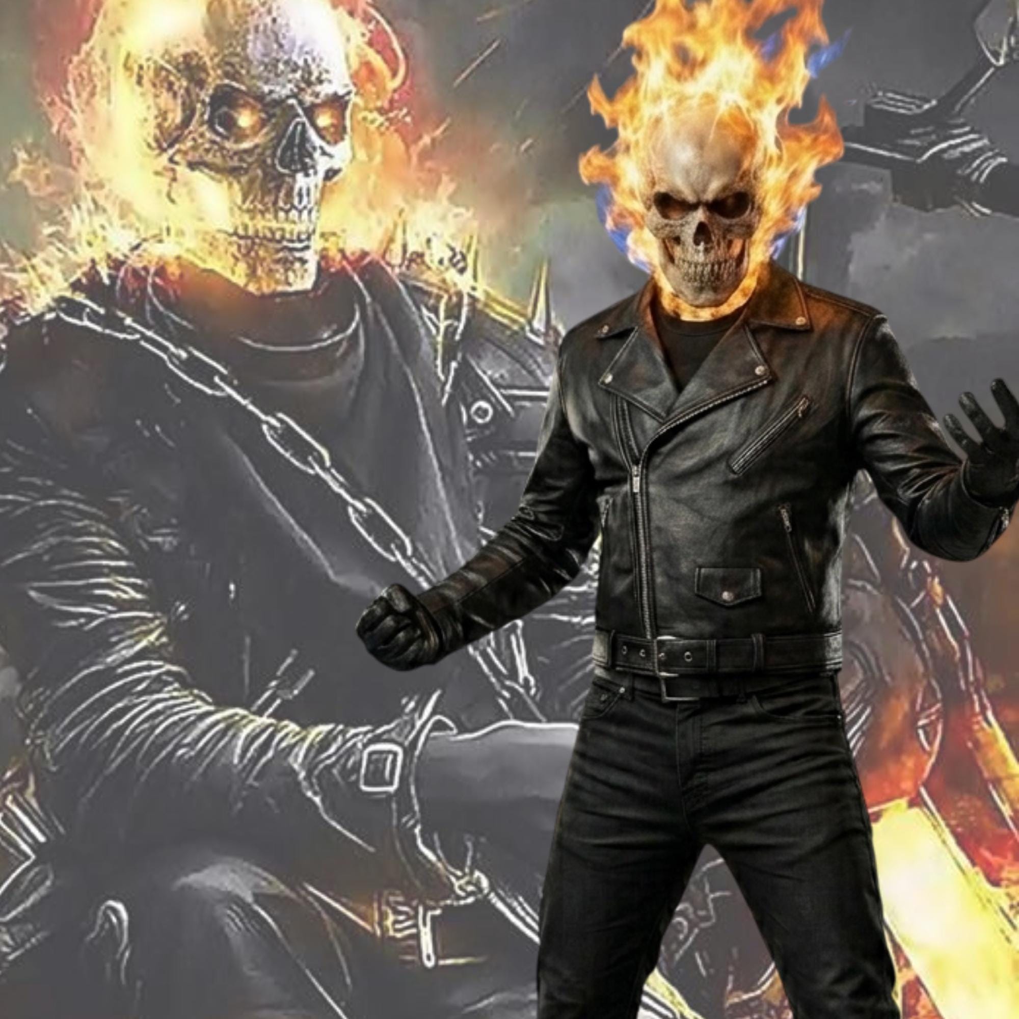 Ghost Rider Jacket - Etsy