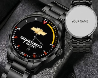 Chevy Silverado 1500 Watch - Automotive Timepiece, Gift Wristwatch