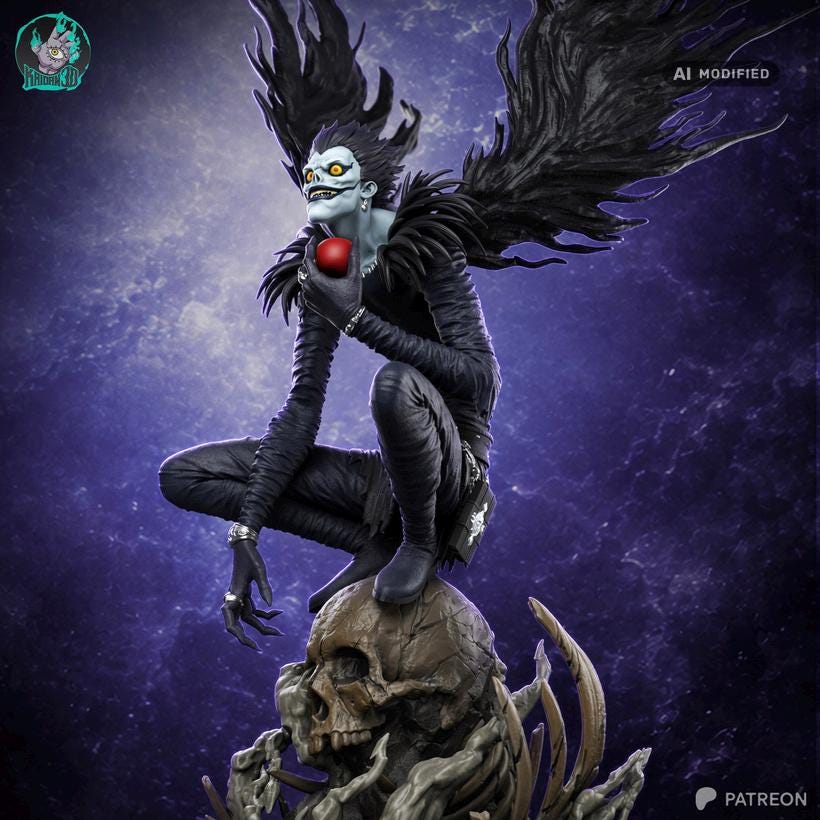 Ryuk Death Note - Etsy