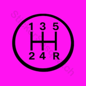 Manual 5 Speed PNG Digital Download, Manual Car Sublimation Clipart, Transparent Manual Transmission PNG, Manual Car PNG, Car Shifter png