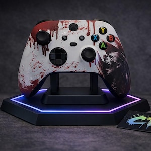 Custom Xbox Series X/S -PC controller - Blood Zombie -LED
