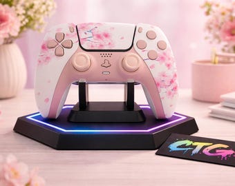 Custom PS5/PC Dualsense TMR Hall Effect/upgraded battery - Cherry Blossom
