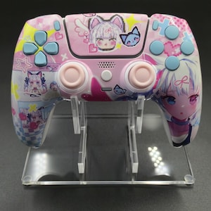 Anpassad PS5-kontroll - Anime-flicka - TMR-pinnar - Uppgraderat batteri