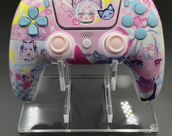 Custom PS5 Controller - Anime Girl -  TMR sticks - Upgraded Battery