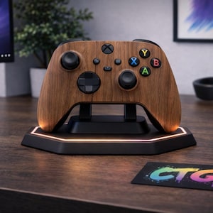 Kontroler do konsoli Xbox Series X/S do komputera PC – słoje drewna