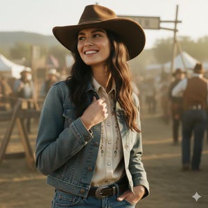 Beunruhigt Braun Cowboy Hut, Rustikaler Western Fedora, Outback Hut für Männer Frauen, Vintage Style Boho Festival Ausrüstung, Wildleder Winter Hut mit breiter Krempe