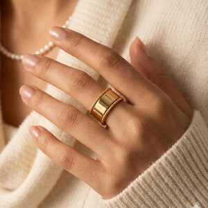 3 Pcs Gold Plated CZ Twist Ring Set, Stackable Bands for Oura Ring Gen 3/4