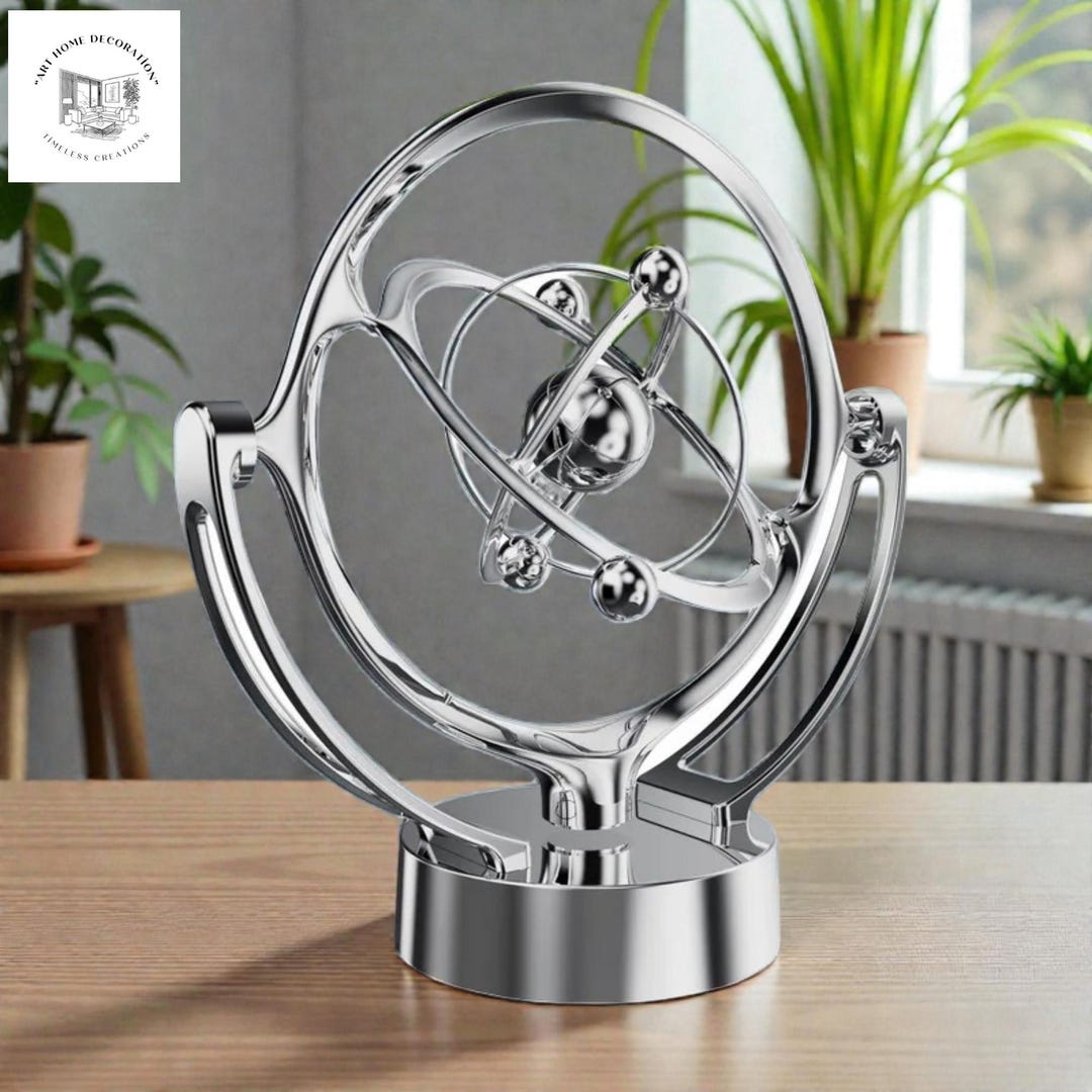 Moveable Rocking Desk Toy Luxury Kinetic Desk Toy - Perpetual Motion Executive Gift - Modern ...