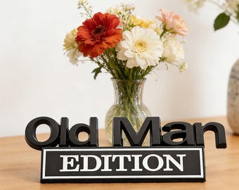 Naklejka z emblematem na samochód z metalową edycją Old Man