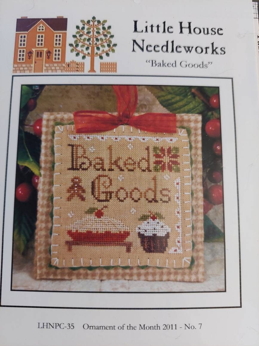 Little House Needleworks Baked Goods Counted Cross Stitch Etsy