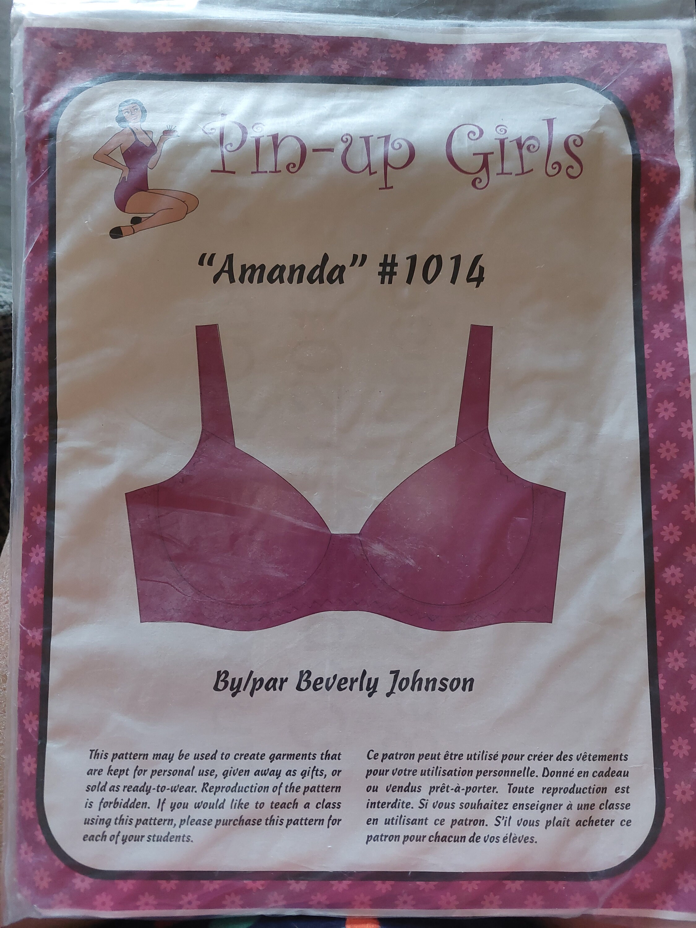 Pin-Up Girls Amanda 1014 Bra Sewing Pattern