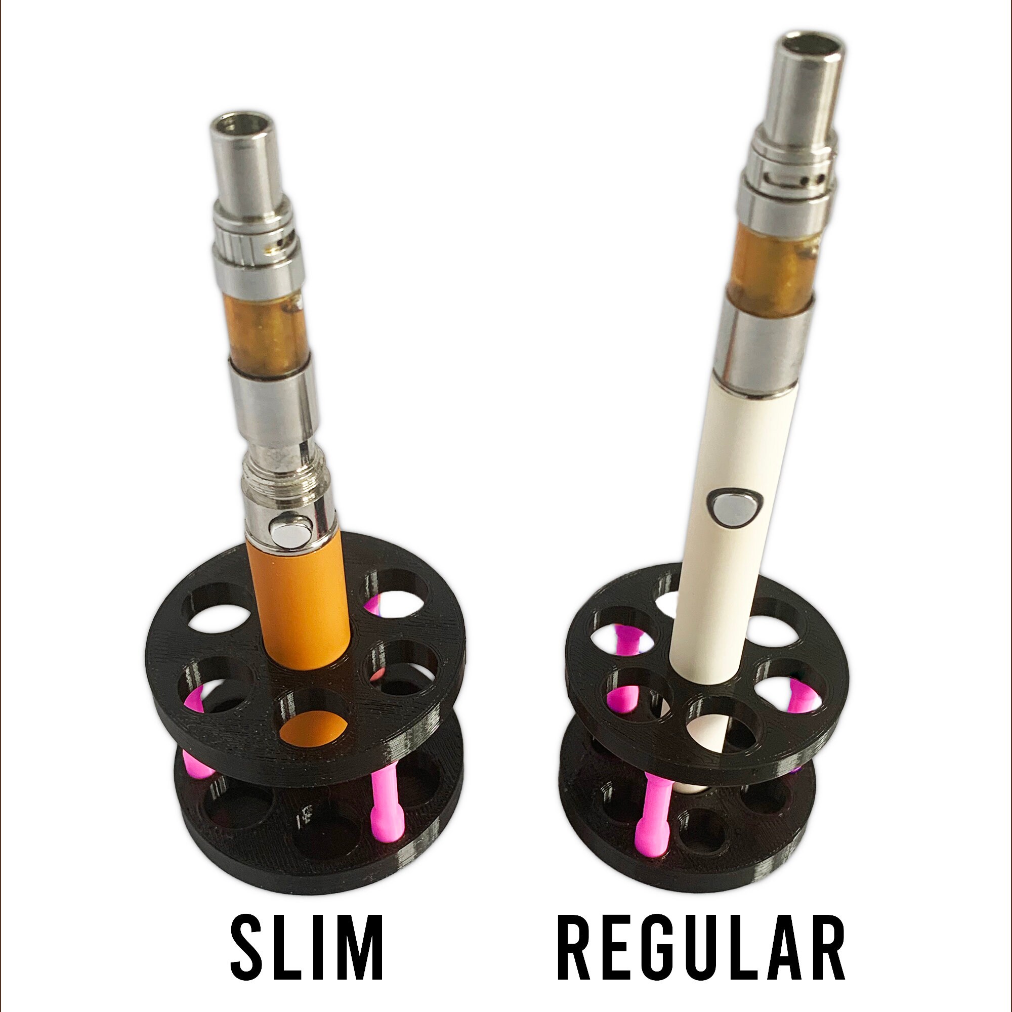 Vape cartridge and 510 battery holder organizer medium for a Etsy