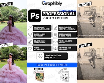 Individuelle Photoshop-Bearbeitung | Professioneller Fotobearbeitungsservice | Fotoretusche | Bildoptimierung | Hintergrundentfernung | Fotomanipulation