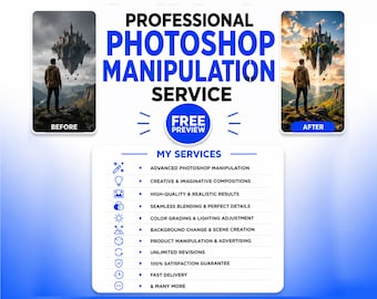 Professioneller Photoshop-Bearbeitungsservice | Fotomanipulation, kreative Bildbearbeitung, Bildkomposition, Hintergrundbearbeitung & Retusche