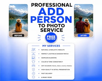 Personen in Fotos einfügen | Jemanden in ein Bild einfügen, Fotomanipulation, Familienfotobearbeitung, realistische Photoshop-Bearbeitung