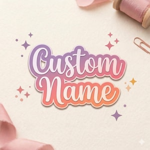 Nombre personalizado svg, Nombre personalizado png, Nombre personalizado caligrafía svg, Nombre personalizado para niños svg, Nombre de cumpleaños svg, Archivo de corte Cricut personalizado,