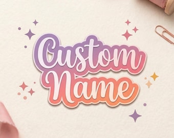 Benutzerdefinierter Name svg, benutzerdefinierter Name png, benutzerdefinierter Name Kalligraphie svg, personalisierte Kindernamen svg, Geburtstagsnamen svg, personalisierte Cricut-Schnittdatei,