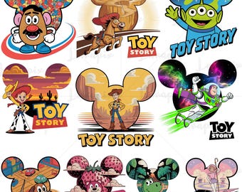 Toy Story Mickey Ears PNG Clipart – Digital Download Set