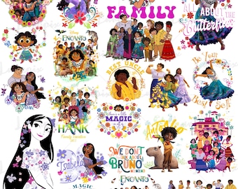 Encanto Family PNG Clipart Bundle (Digital Download)