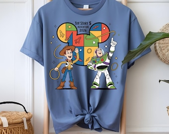 Toy Story 5 Adventure 2026 PNG, Clipart de personajes de películas de dibujos animados, Diseño con forma de Mickey