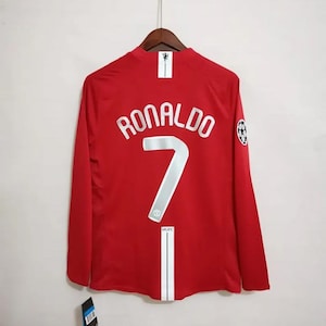 2008 manchester united ronaldo jersey red - Etsy 日本
