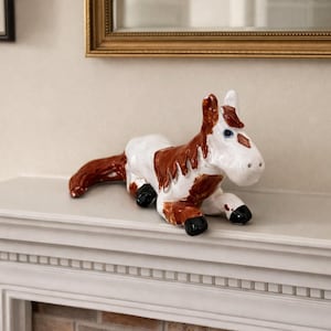 Hand Thrown Studio Pottery Horse Figurine