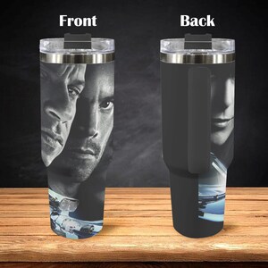 Fast and Furious 40 oz Tumbler: Personalized Stanley-Inspired Stainless Steel Cup image 3