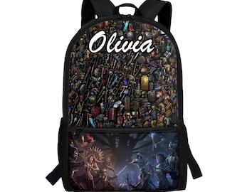 Aangepaste schoolrugzak Path Of Exile: gepersonaliseerde laptoptas
