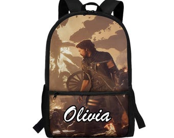 Clair Obscur Expedition 33 custom schoolrugzak: gepersonaliseerde laptoptas