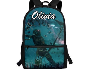 Clair Obscur Expedition 33 custom schoolrugzak: gepersonaliseerde laptoptas