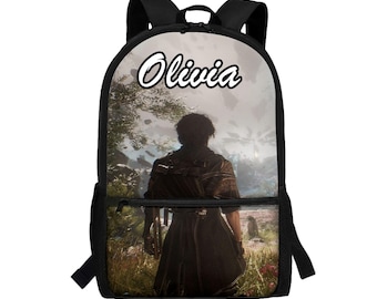 Clair Obscur Expedition 33 custom schoolrugzak: gepersonaliseerde laptoptas