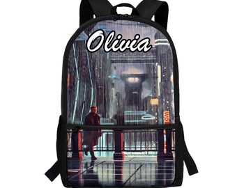 Aangepaste schoolrugzak Blade Runner 2049: gepersonaliseerde laptoptas