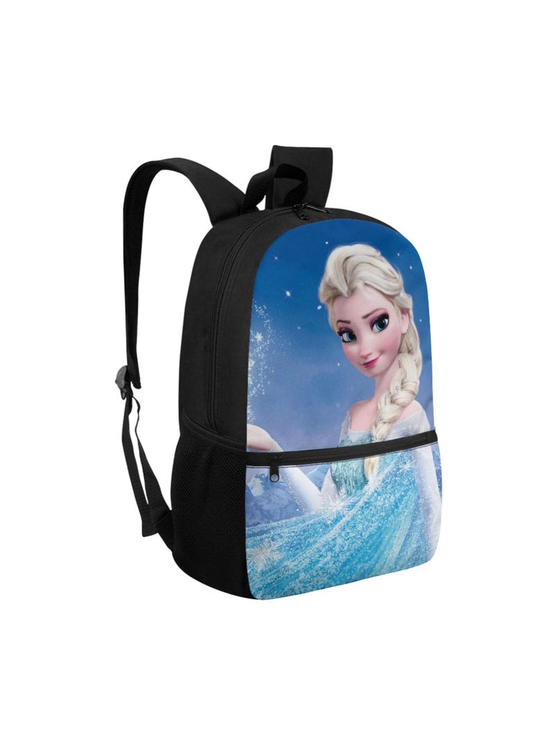 Mochila escolar personalizada de Frozen: Mochila para portátil personalizada de Elsa imagen 2