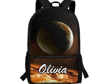 NASA-schoolrugzak op maat: gepersonaliseerde laptoptas