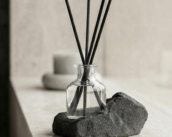 Stone Reed Diffuser Holder, Minimalist Japandi Style Diffuser Base