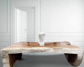 Waterfall Live Edge Dining Table or Conference Table