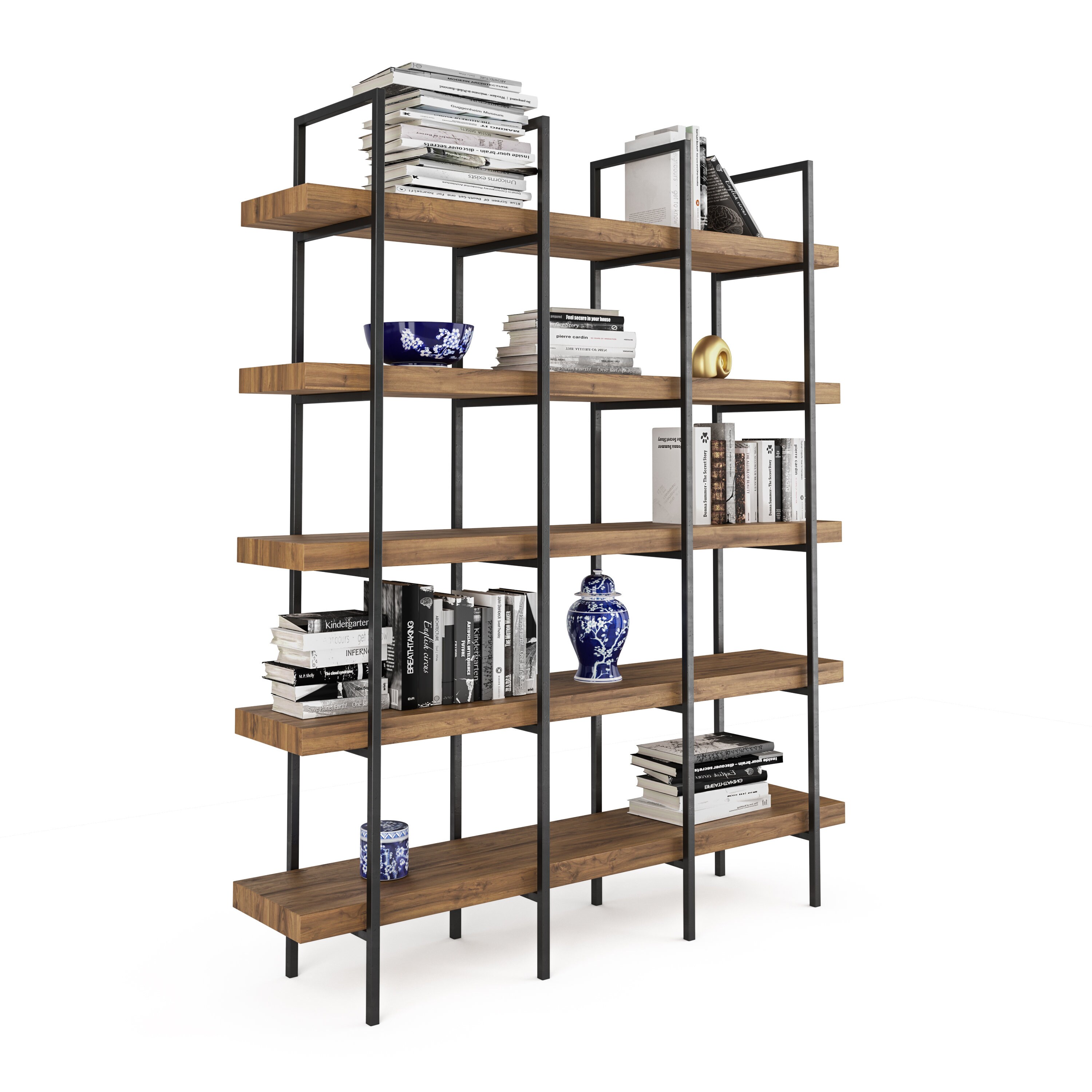 UMBUZÖ Modern Steel Bookshelf Etsy